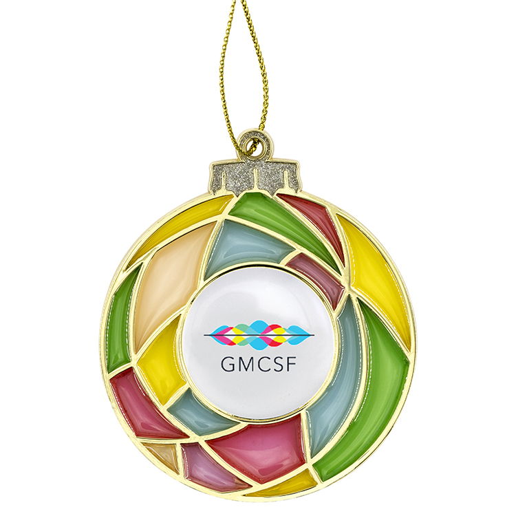 Stained Glass Bulb Ornament